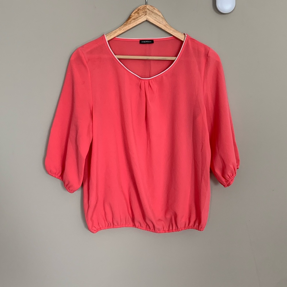 Motivi Italian Pink blouse.
